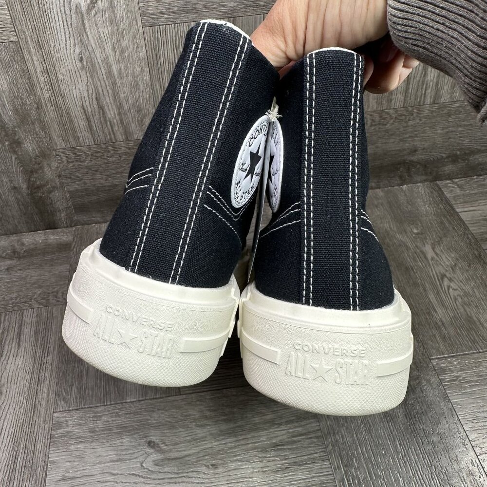 Converse Black and White High-Top Sneakers - Picture 6 of 13